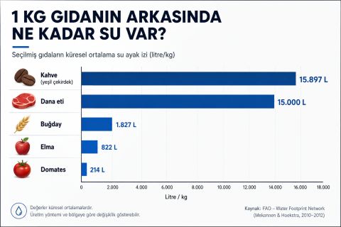 GÖRÜNMEYEN SU AYAK İZİ VE GIDANIN GERÇEK MALİYETİ