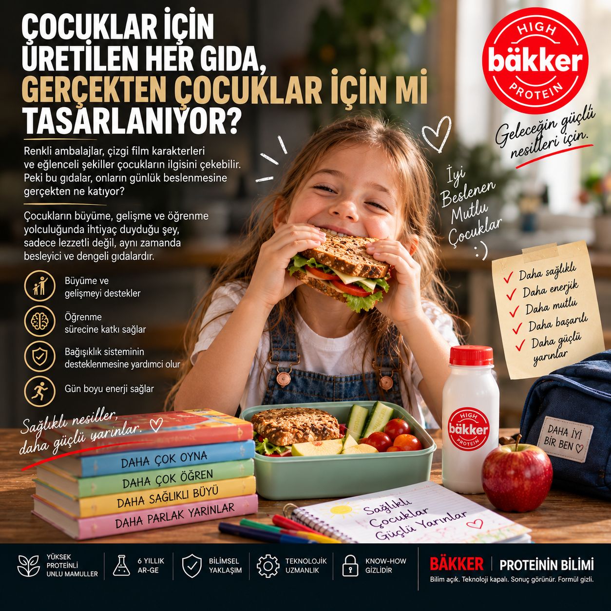 PAZARLAMA DEĞİL SORUMLULUK ÇOCUK GIDALARINDA ANLAMLI İNOVASYON