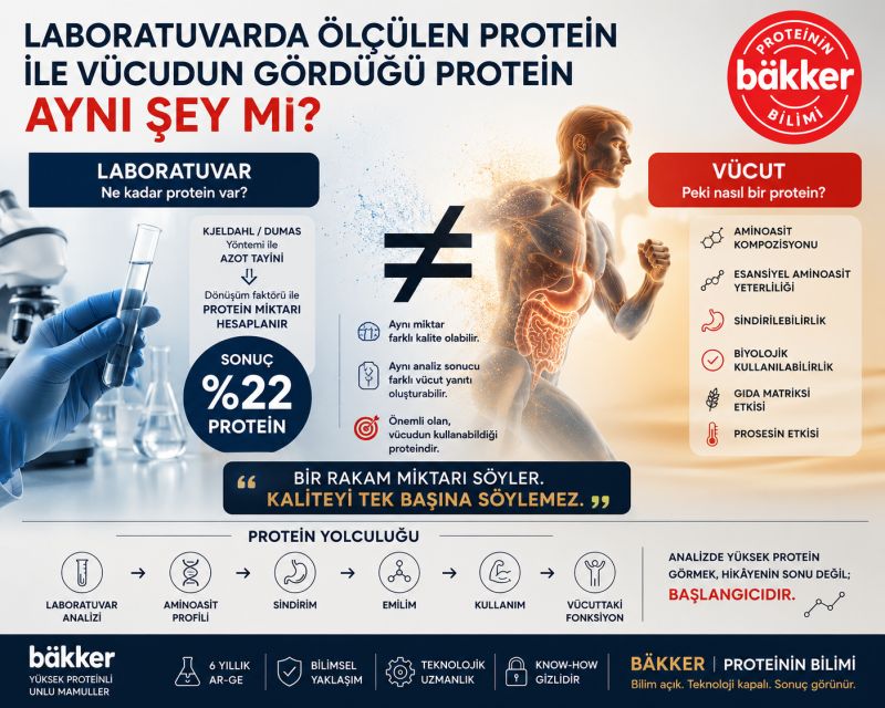 LABORATUVAR RAKAMLARININ ÖTESİNDE BİYOLOJİK GERÇEKLİK VE PROTEİN KALİTESİ