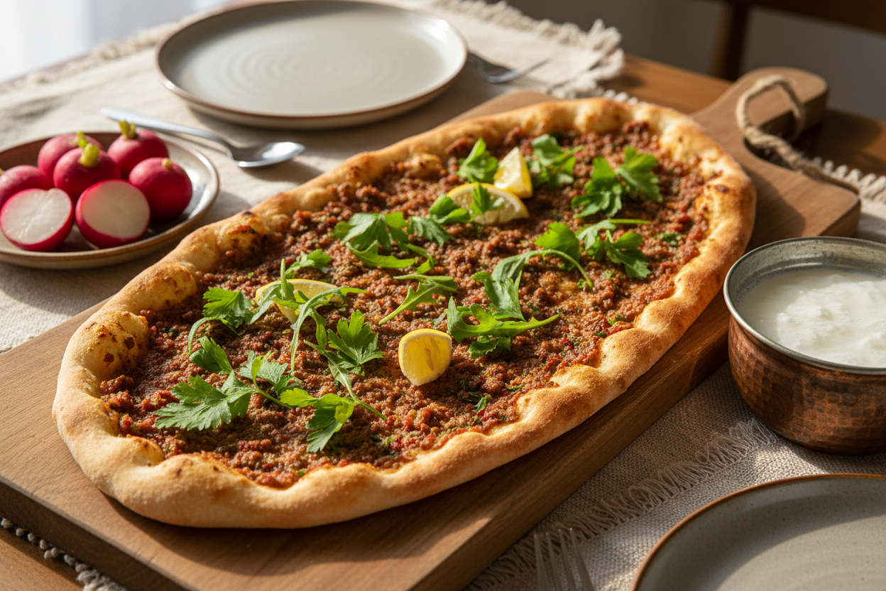BÄKKER ANADOLU ATEŞI: TAVADA 10 DAKIKADA FIT LAHMACUN