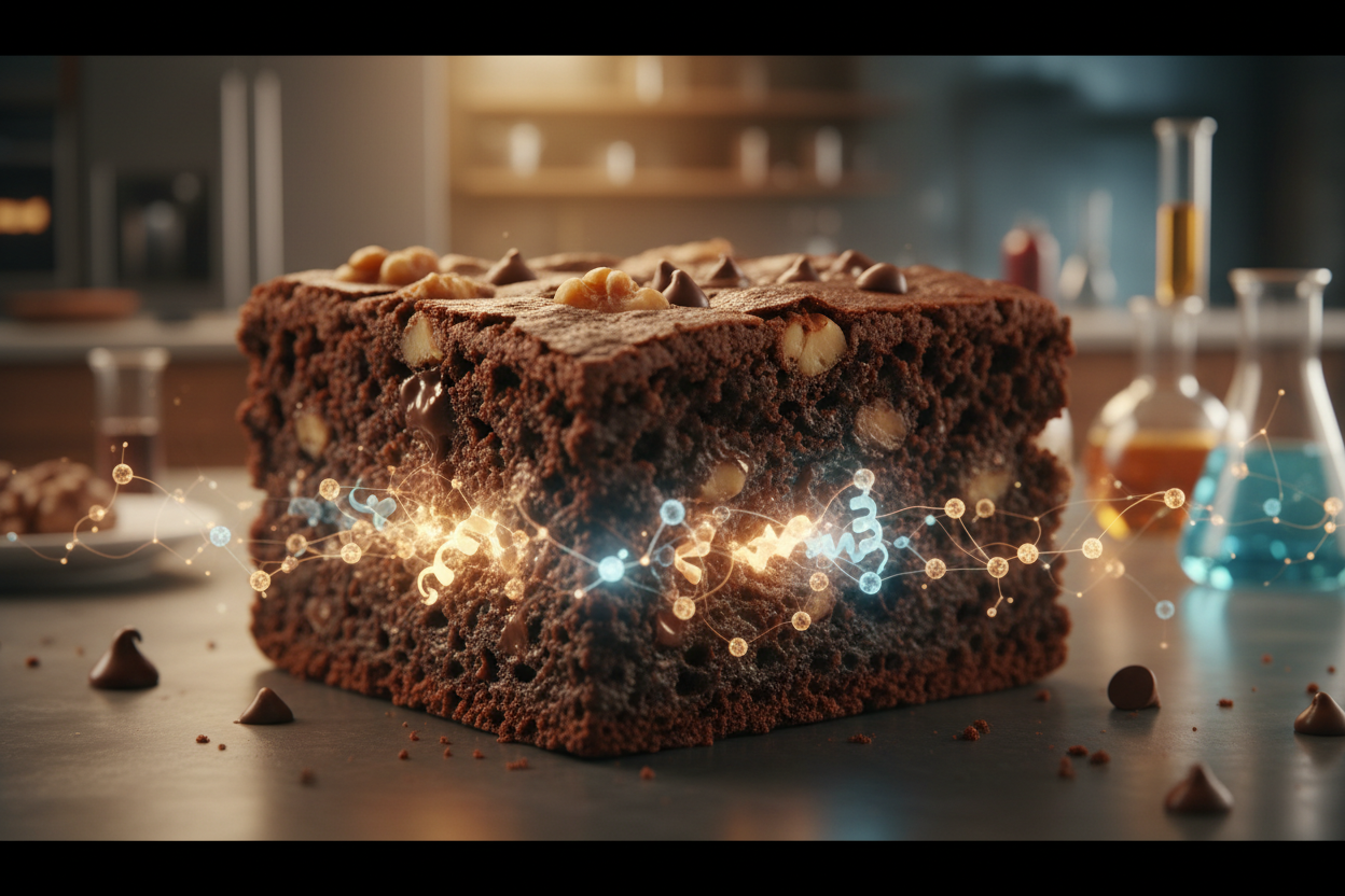 HÜCRELERİ BESLEYEN YÜKSEK PROTEİNLİ BROWNİE VE BİLİMSEL BESLENME